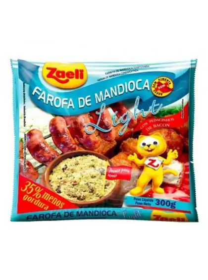 Farofa Mandioca Light Zaeli