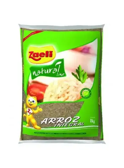 Arroz Zaeli 1kg Integral Tp1