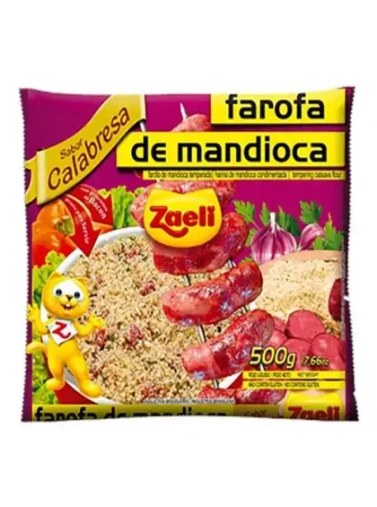 Farofa Mandioca Calabreza Zaeli