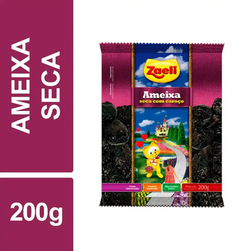 Ameixa Seca Zaeli C/caroco