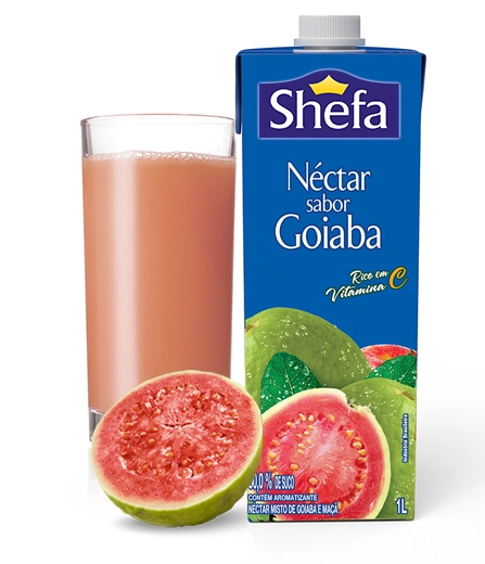 Suco Shefa Nectar Goiaba 1lt