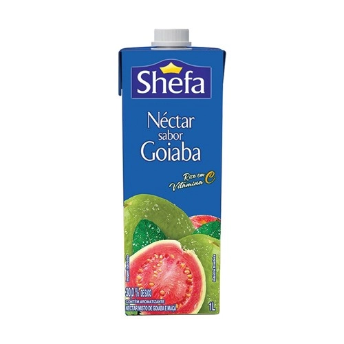 Bebida Adoçada Goiaba Shefa Caixa 1l
