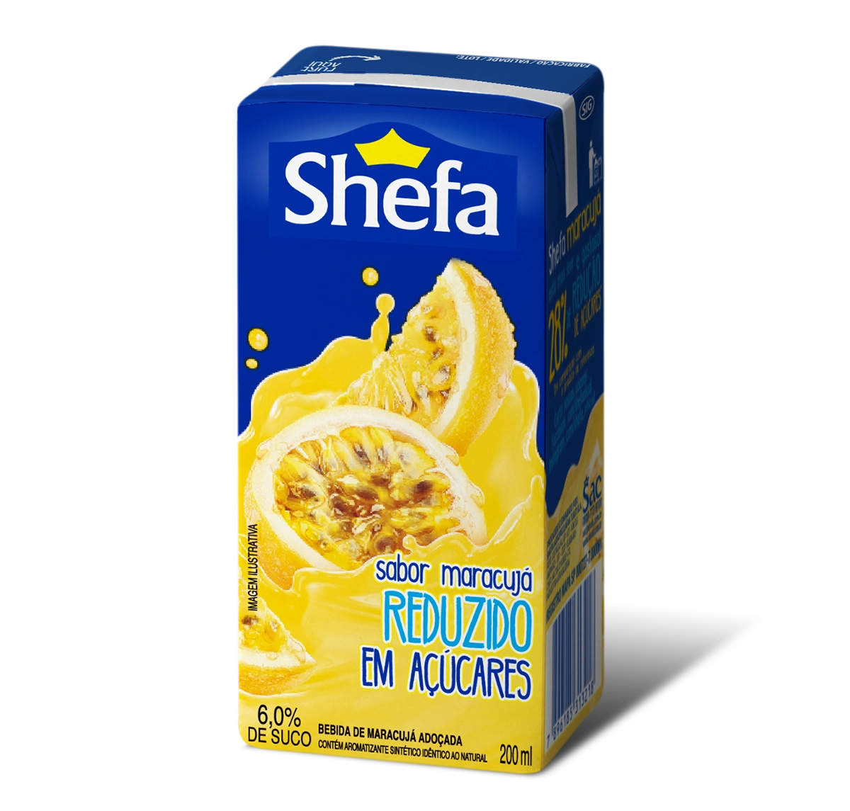 Beb Mista Shefa Frutas 200 Ml Maracuja