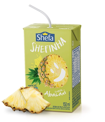 Bebida Adoçada Abacaxi Shefa Shefinha Caixa 150ml