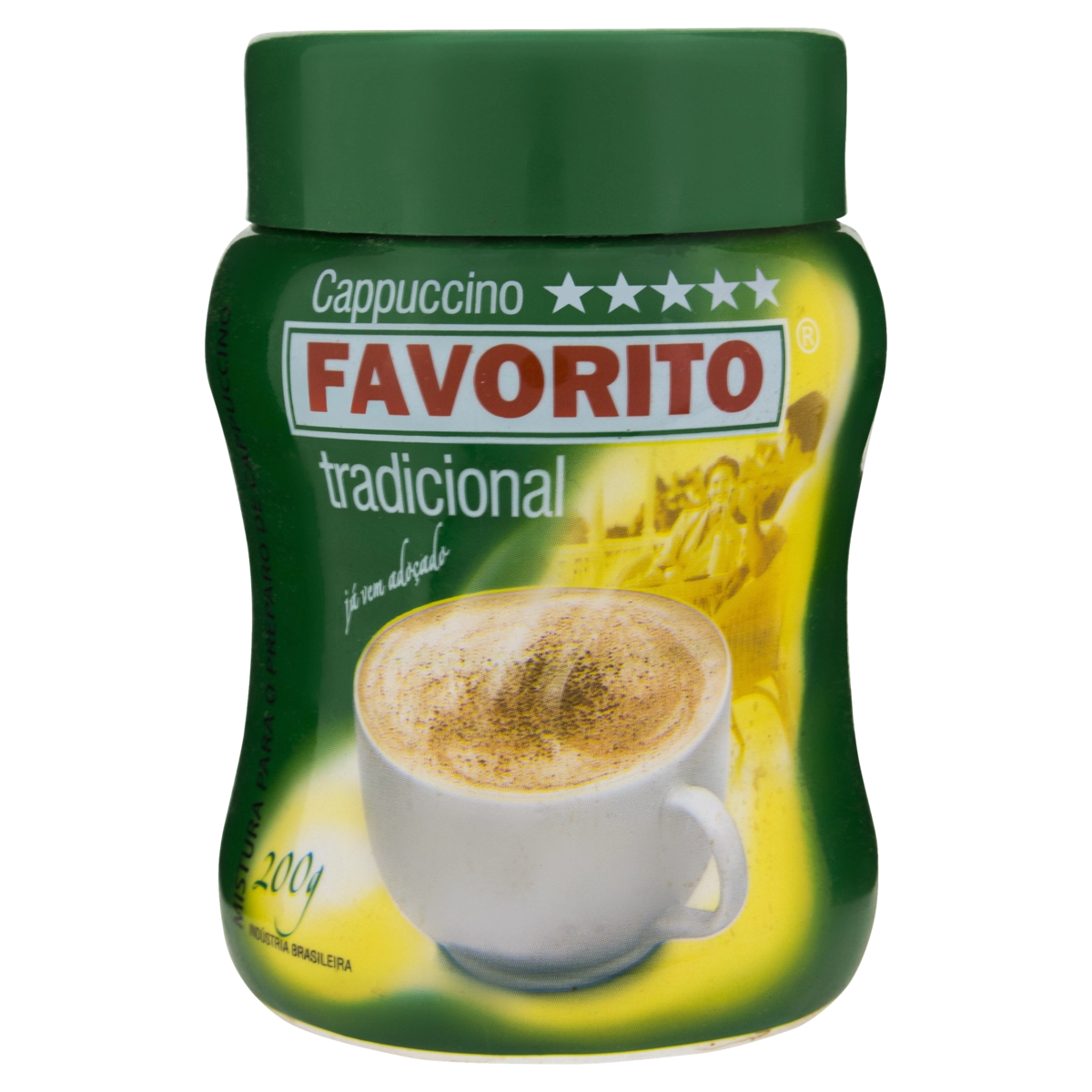 Cappuccino Solúvel Tradicional Favorito Pote 200g