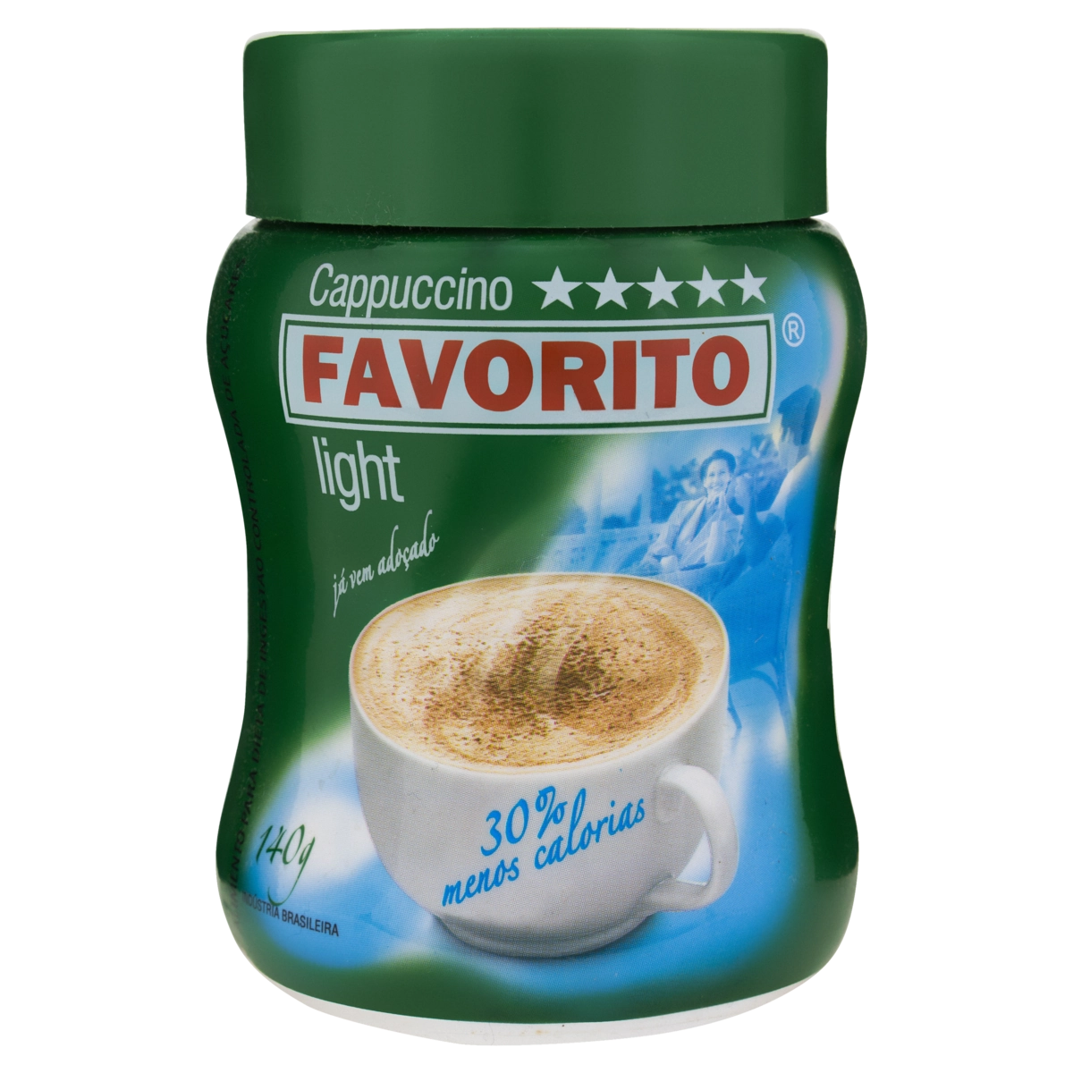 Cappuccino Solúvel Light Favorito Pote 140g