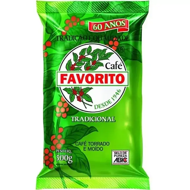Café Torrado E Moído Tradicional Favorito Pacote 500g