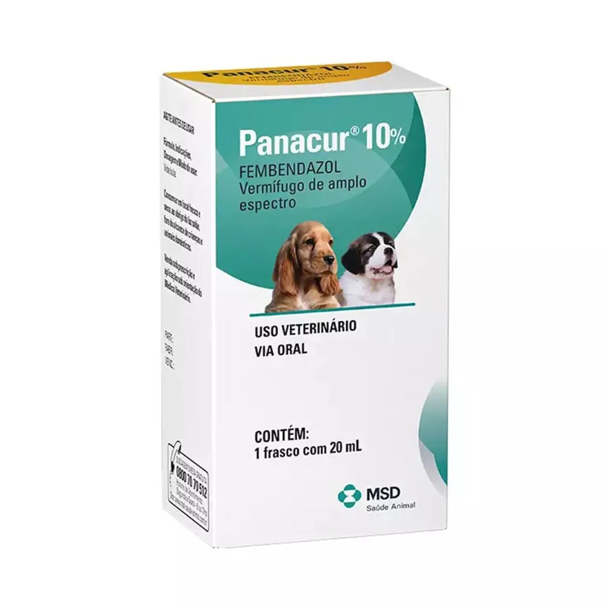 Panacur MSD Saúde Animal 20ml