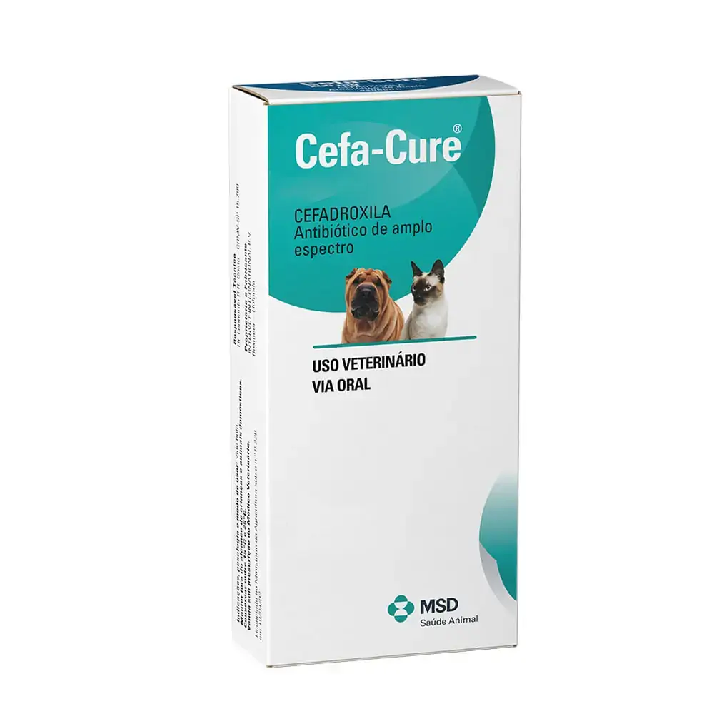 Cefa-Cure MSD Saúde Animal 200mg: 10 Tabletes