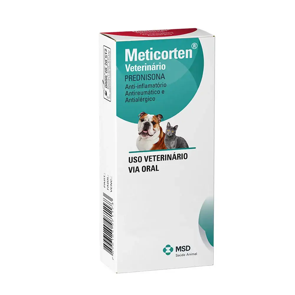 Anti-Inflamatório MSD Meticorten 10 Comprimidos