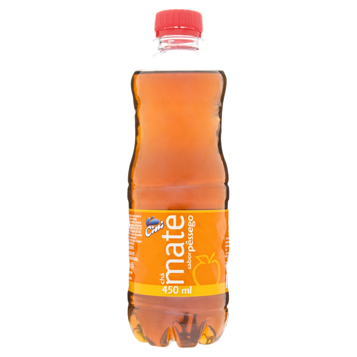 Chá Mate Pêssego Cini Garrafa 450ml