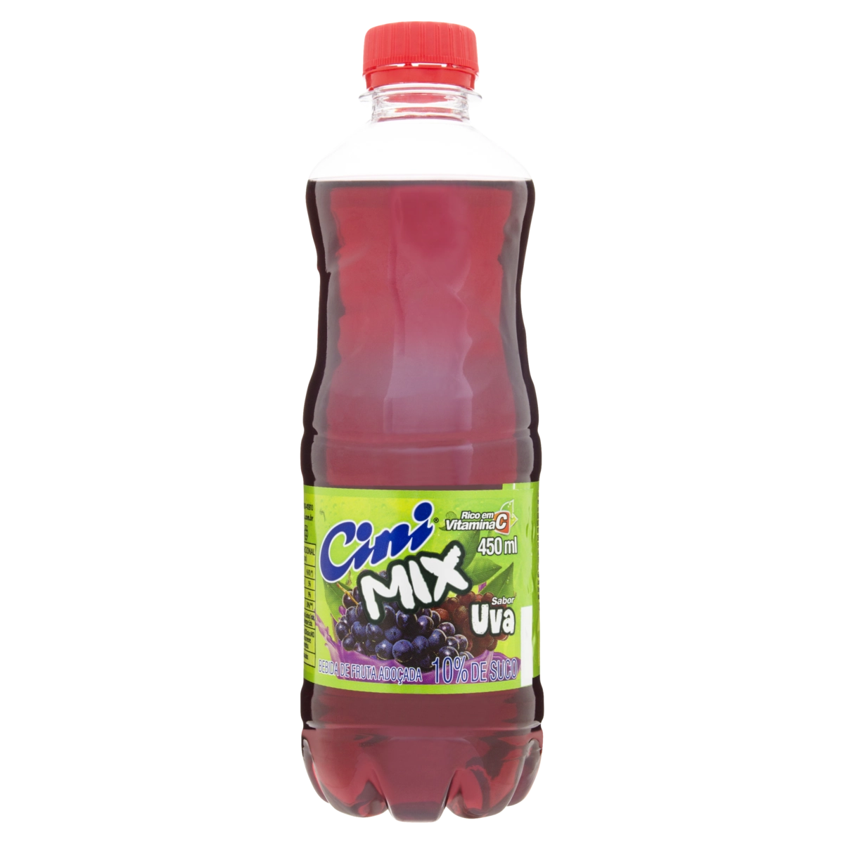 Bebida Adoçada Uva Cini Mix Garrafa 450ml