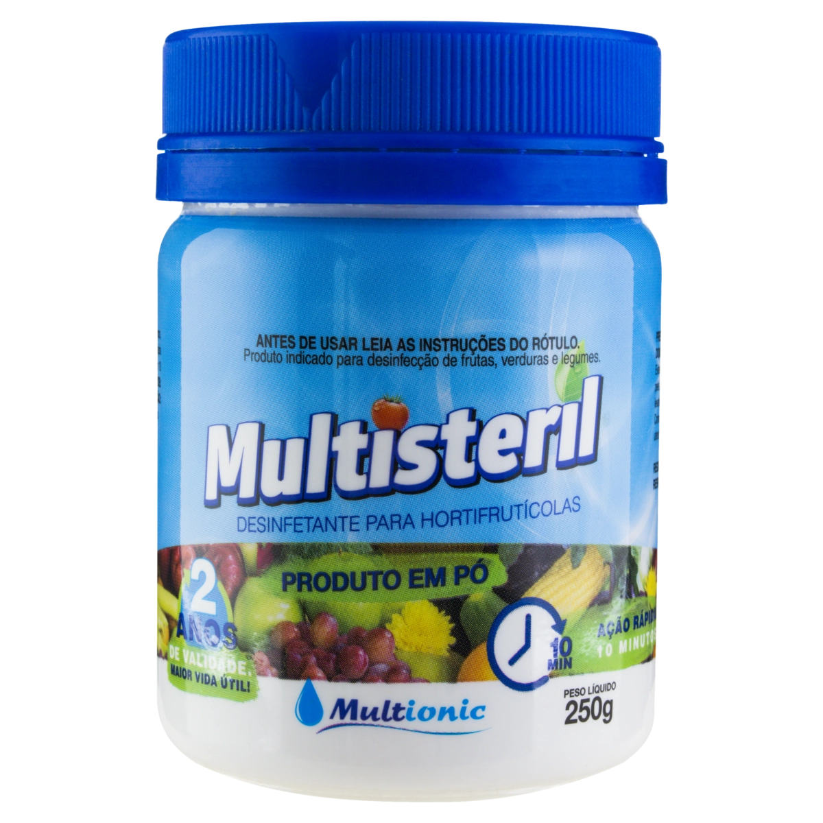 Desinfetante Em Pó Para Hortifruti Multisteril 250g