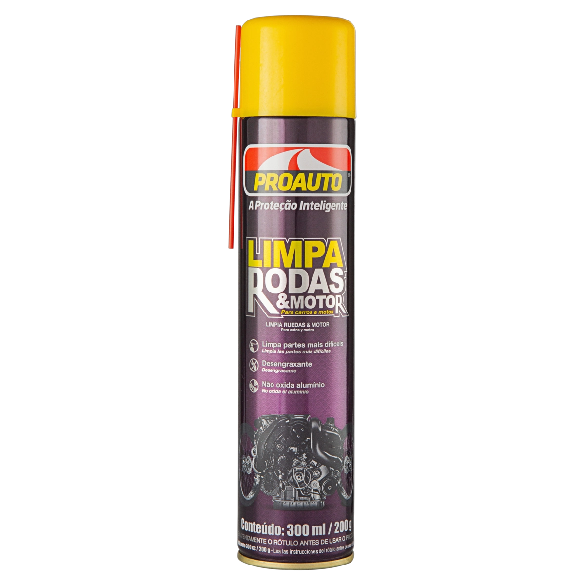 Limpa Rodas Motor Proauto Frasco 300ml