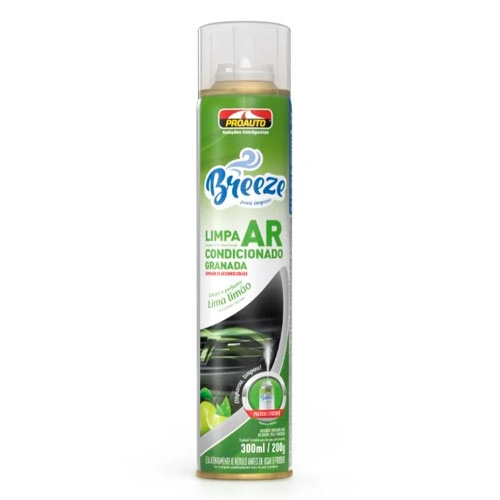 Limpa Ar Condicionado Cool Fresh Proauto Breeze Frasco 300ml