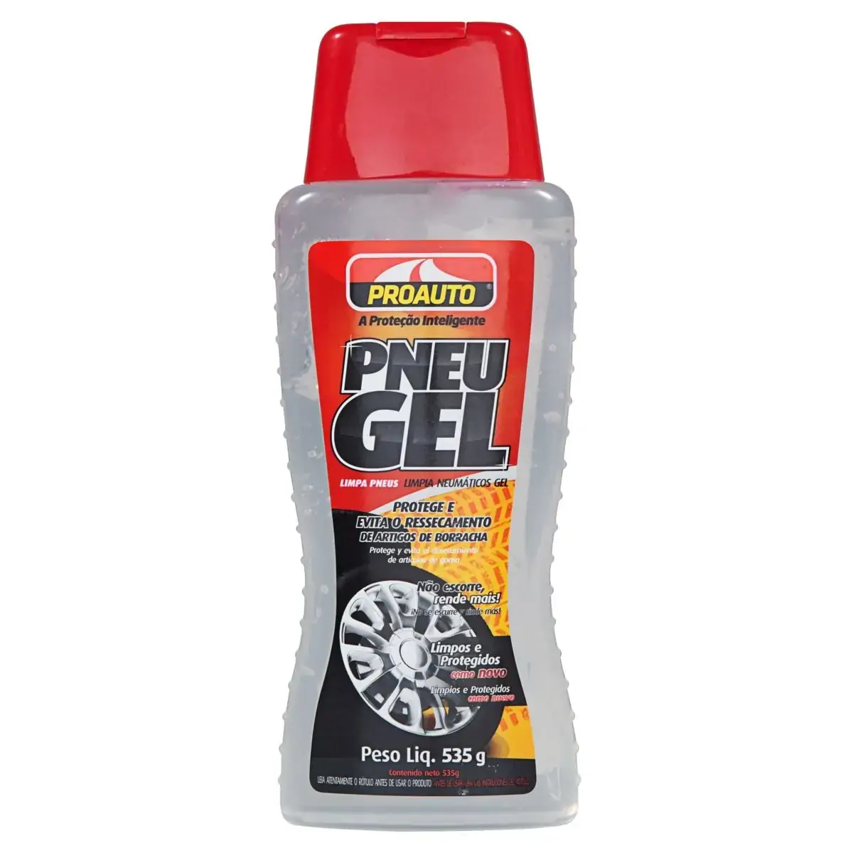 Limpa Pneus Em Gel Proauto Frasco 535g
