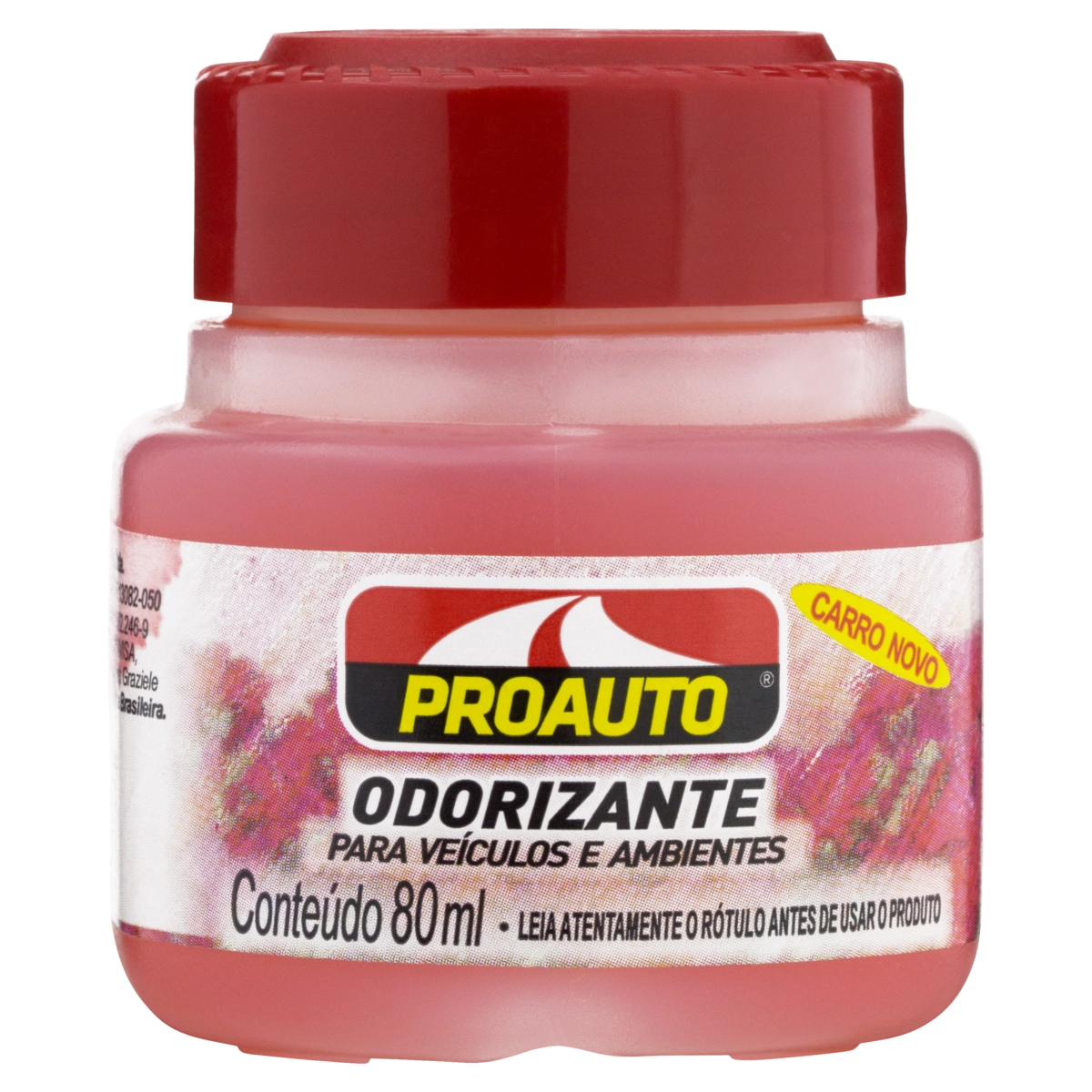 Odorizador Para Veículos E Ambientes Carro Novo Proauto Pote 80ml