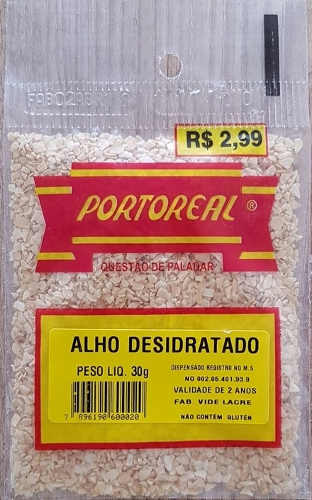 Alho Desidratado Portoreal