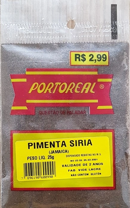 Pimenta Siria Portoreal