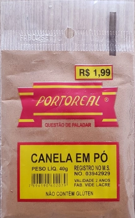 Canela Em Po Portoreal