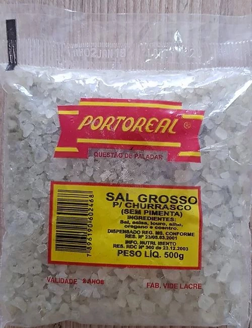 Sal Grosso Portoreal Sem Pimenta
