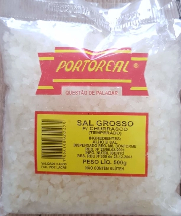Sal Grosso Portoreal Com Alho