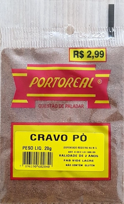 Cravo Da India Em Po Portoreal