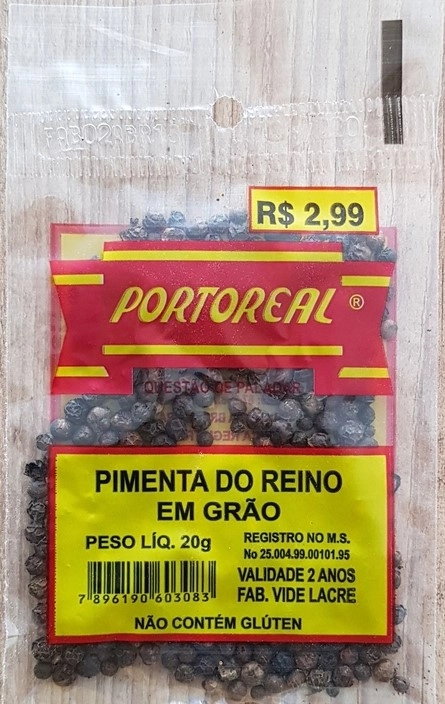 Pimenta Do Reino Em Grao Portoreal
