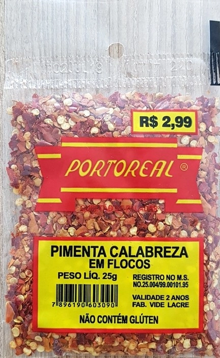 Pimenta Calabresa Em Flocos Portoreal