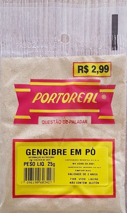 Gengibre Em Po