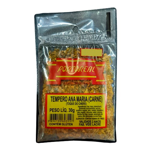 Tempero Ana Maria Portoreal 30g Carne