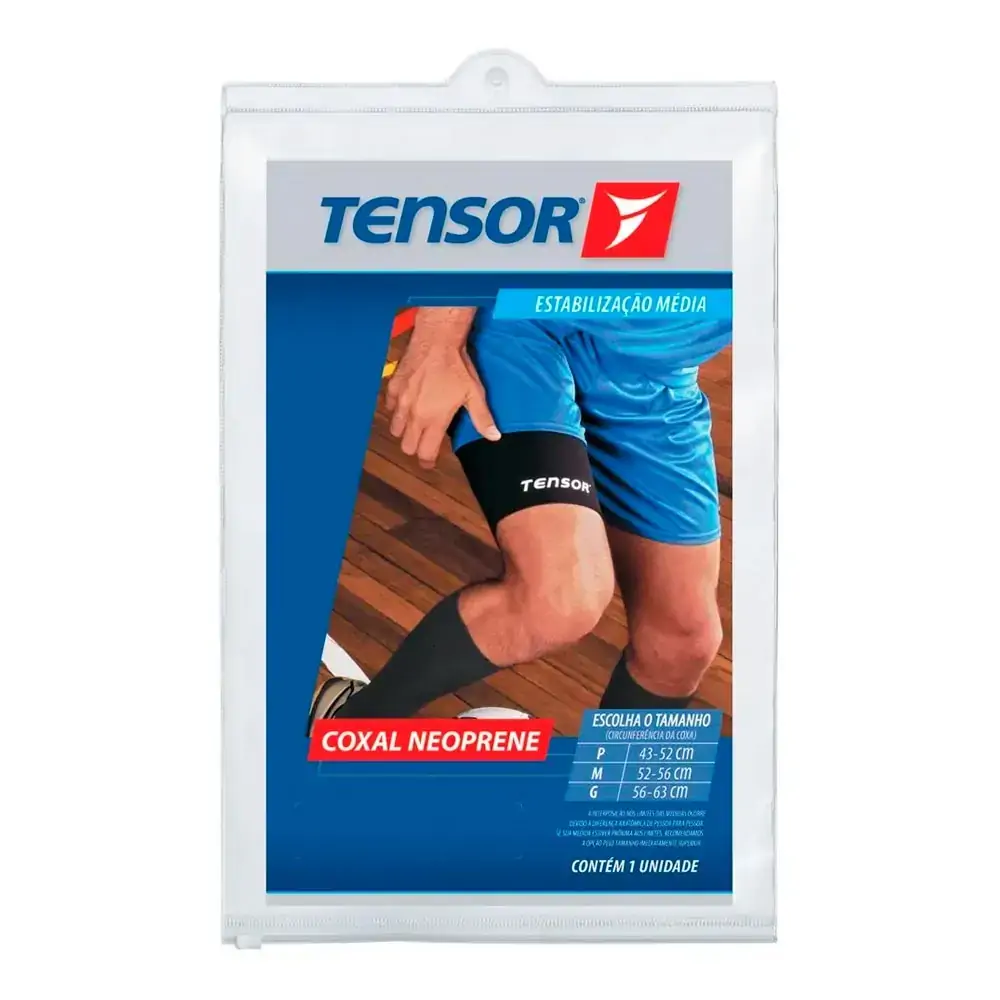 Coxal de neoprene Tensor 8411 P Preto