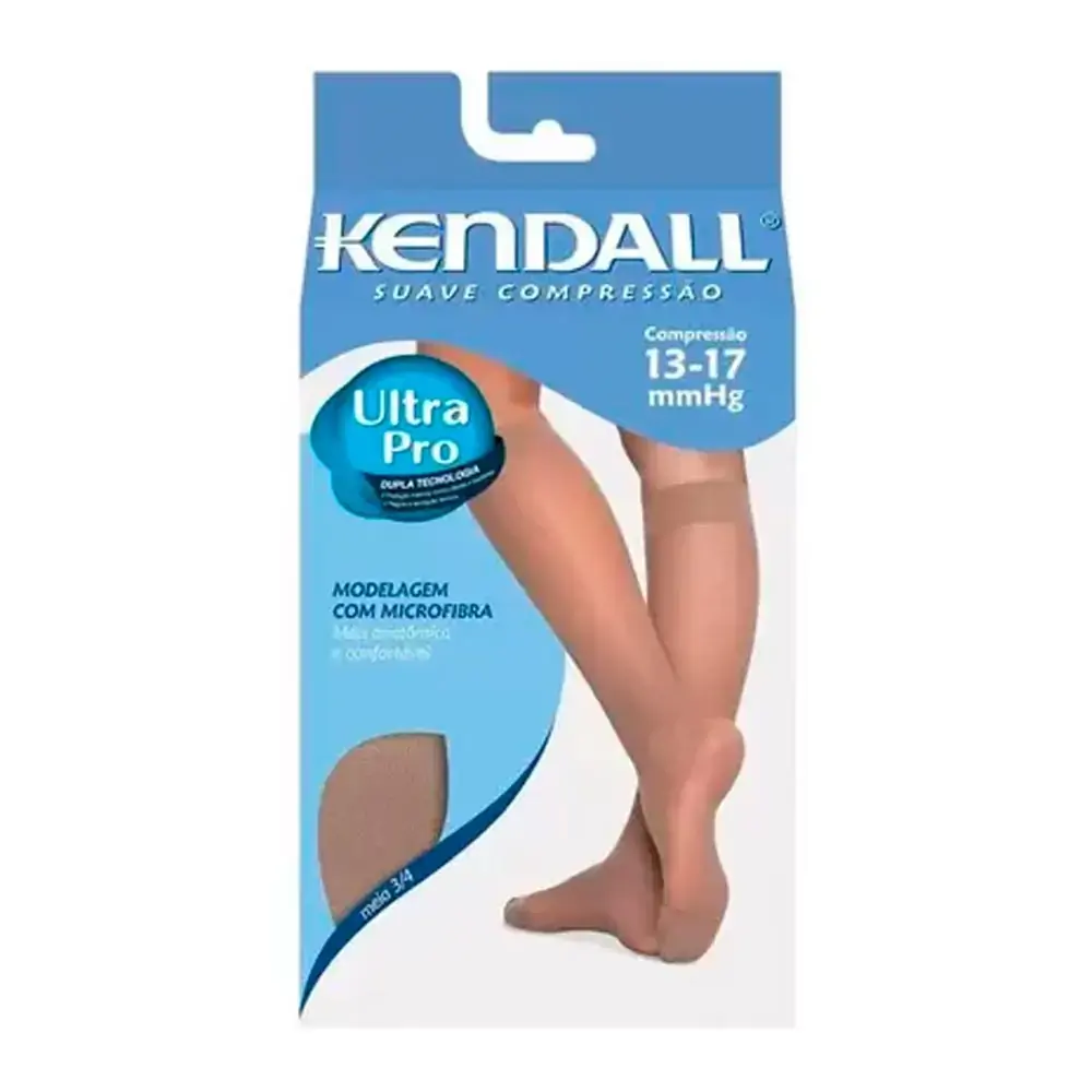 Meia 3/4 Kendall Suave Compressão M Mel