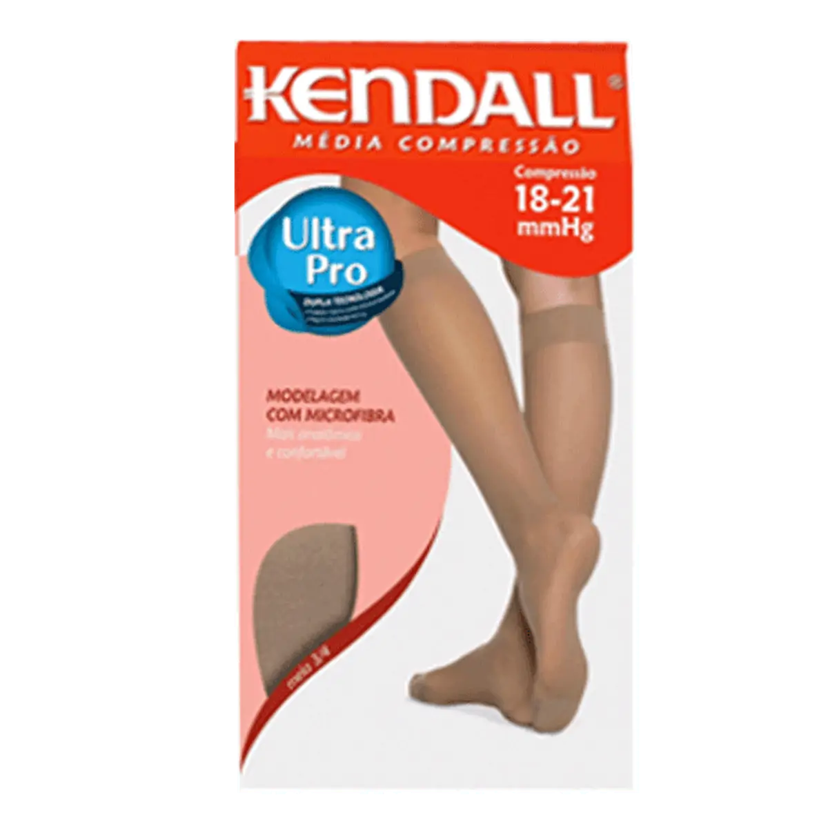 Meia Média Compressão 3/4 Mel Kendall Tamanho P