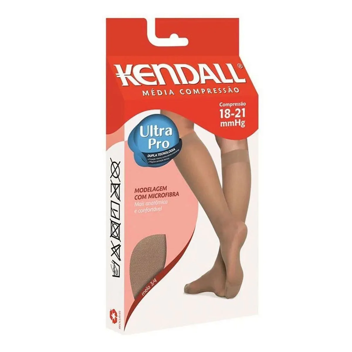 Meia Média Compressão 3/4 Mel Kendall Tamanho M