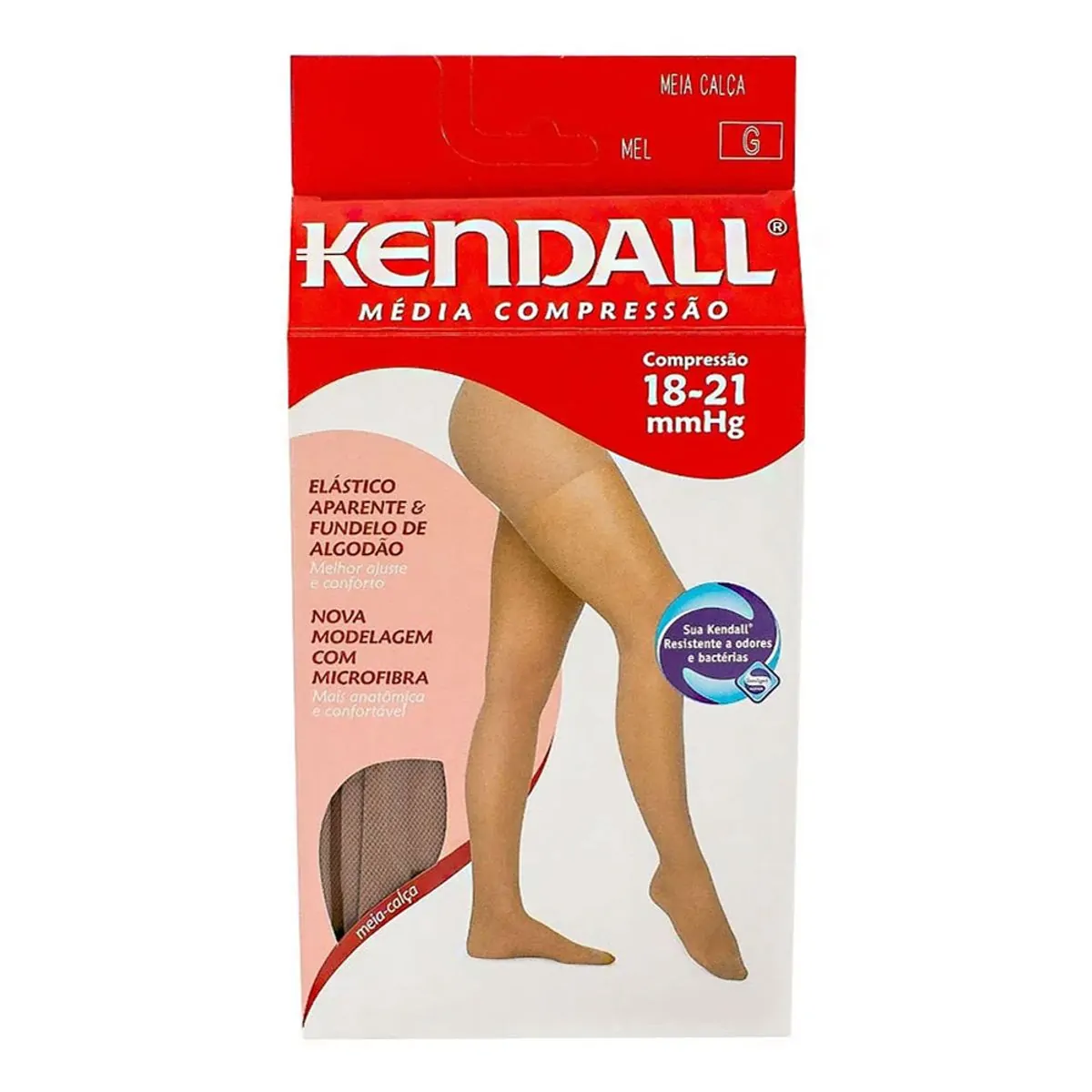 Meia Calça Kendall 18-21 M Ponteira Aberta com 1 Unidade