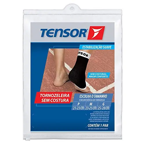 Tornozeleira Elástica S/ Costura Tensor