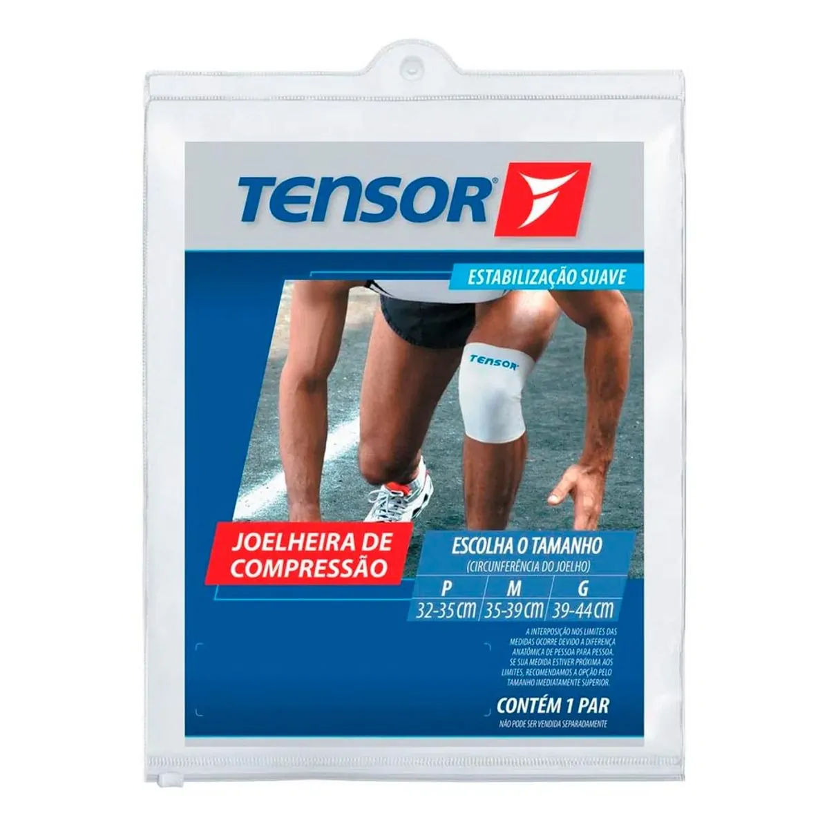 Joelheira compressão Tensor 6001 P Branco