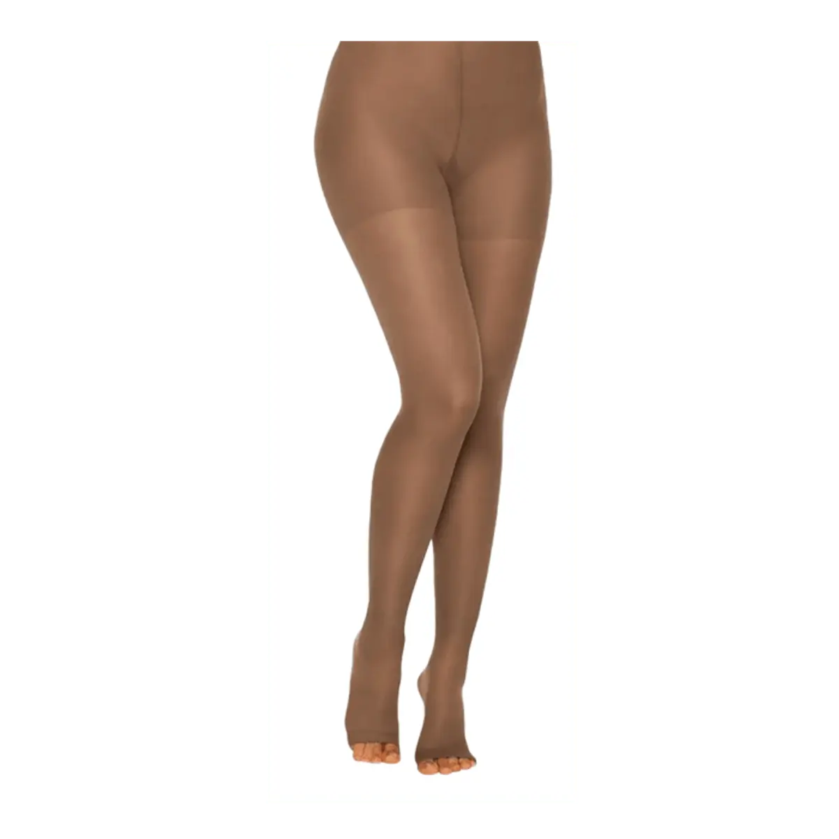 Meia Calça Kendall Média Compressão sem ponteira P Castanho
