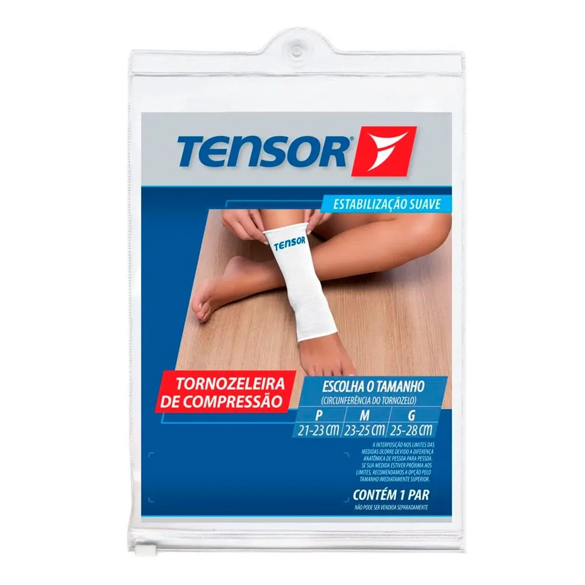 Tornozeleira Tensor 6401 Elástica