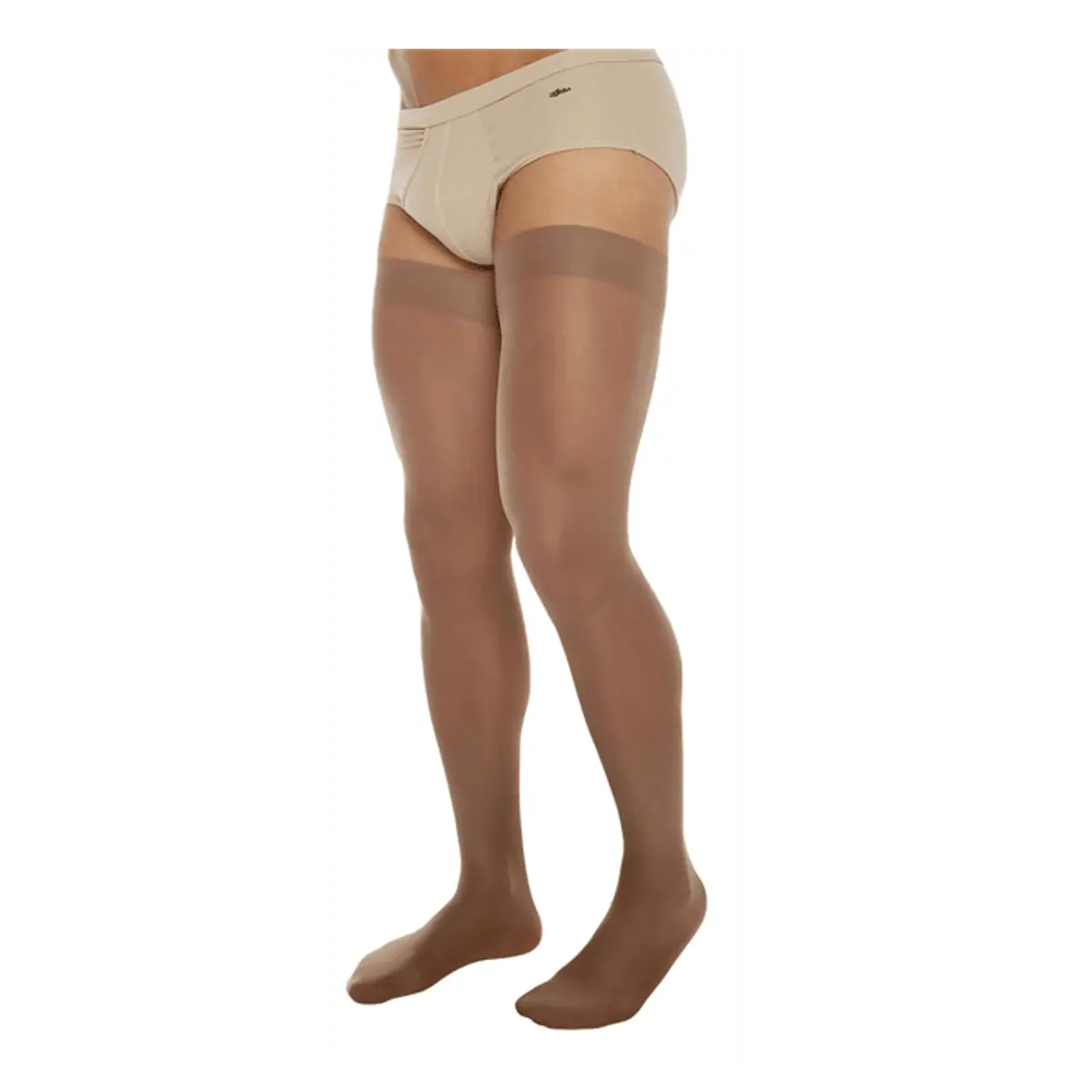 MEIA KENDALL MASCULINA 7/8 MÉDIA COMPRESSÃO TAMANHO G BEGE
