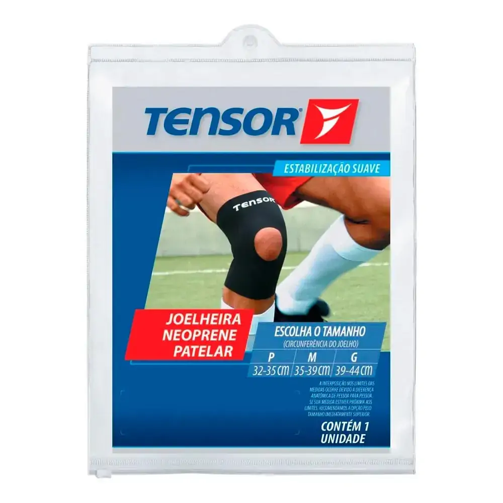 Joelheira de neoprene patelar Tensor 8211 G Preto