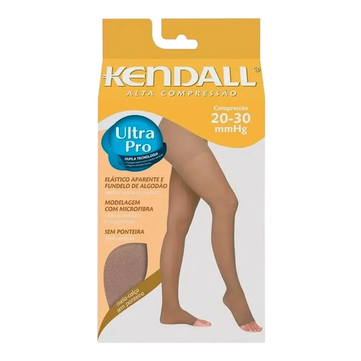 Meia-calca Kendall Alta Compressão GG Mel