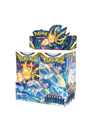Pokemon Cartas - Espada e Escudo - Tempestade Prateada - Booster com 6 Cards