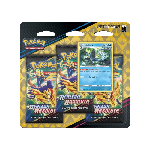 Blister Triplo Pokemon Realeza Absoluta