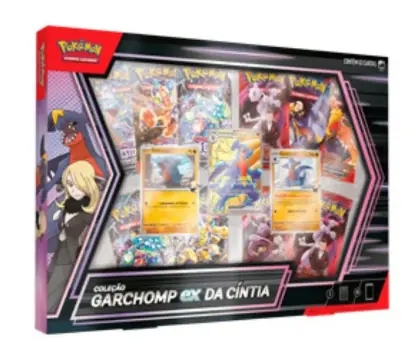 Jgs Brinq Carton Pokemon Box Colecao Garchomp Ex Da Cintia Certificado Fsc