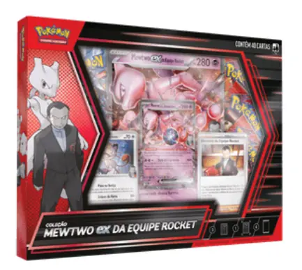 Jgs Brinq Carton Pokemon Box Mewtwo Ex Da Equipe Rocket Certificado Fsc