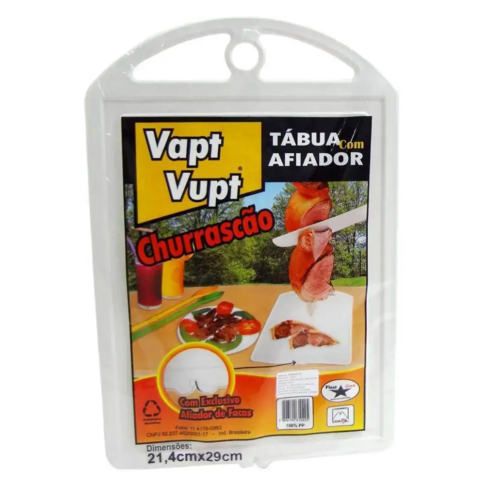 Tabua P/churrasco C/ Afiador