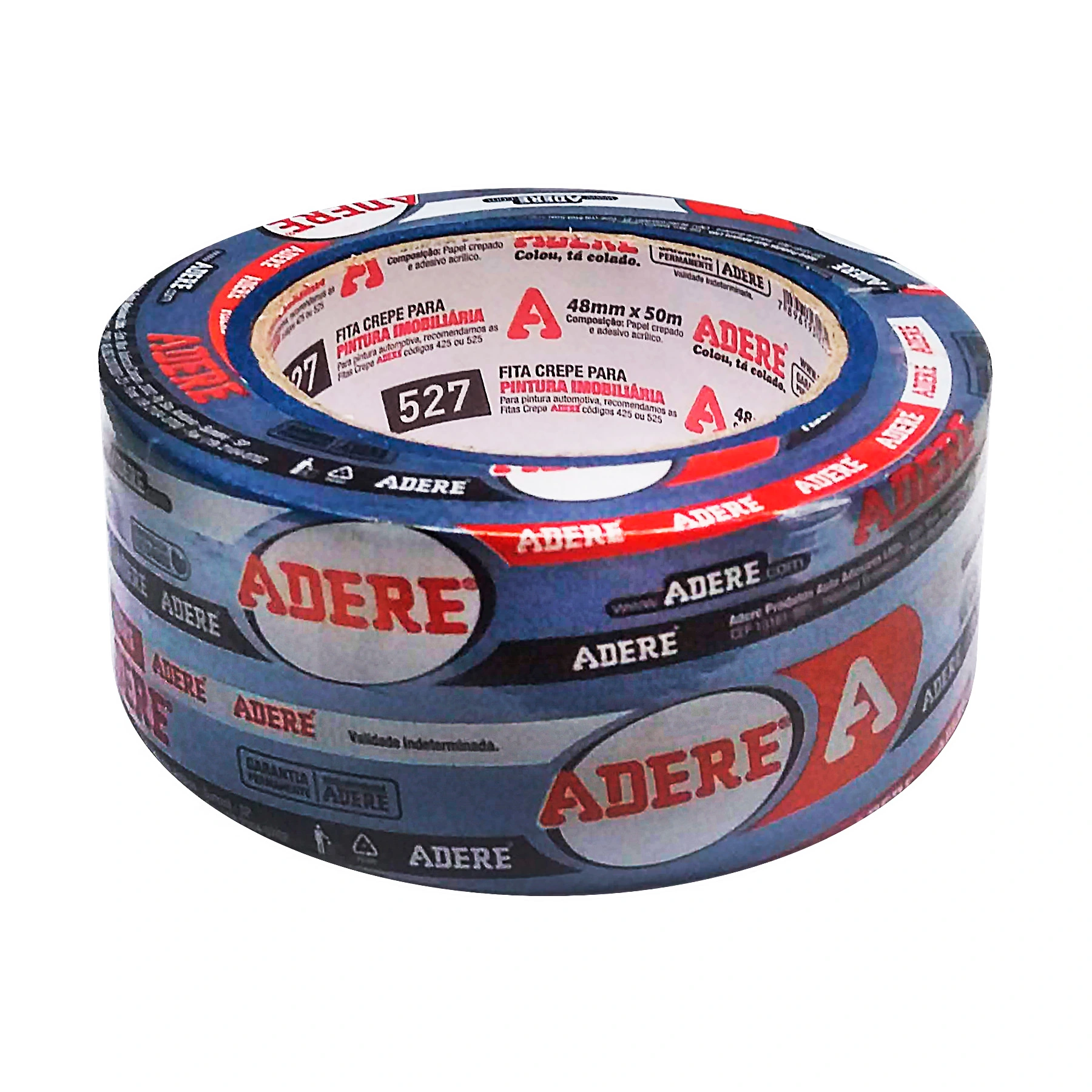 Fita Crepe Para Pintura Azul Adere 527s 48mmx50m