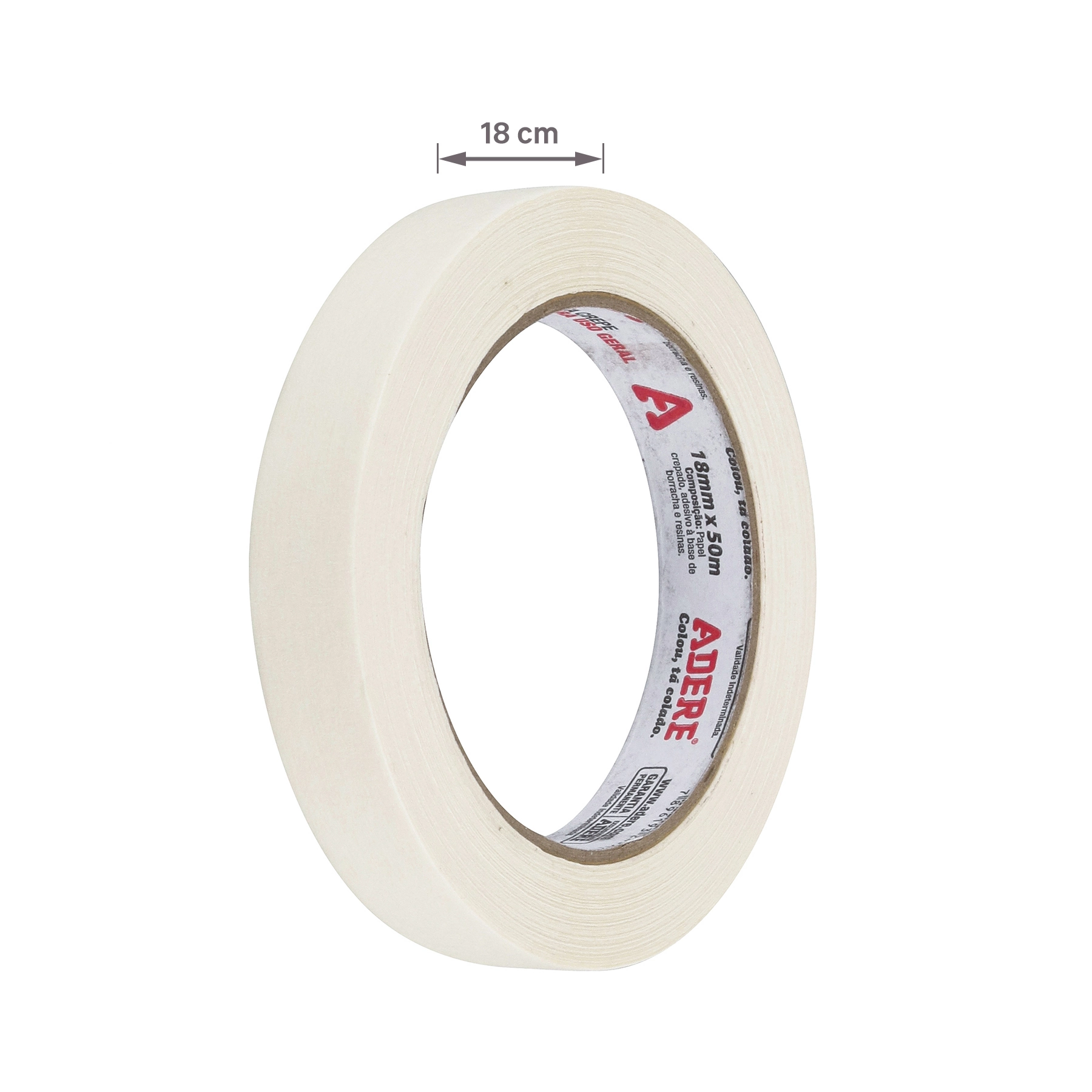 Fita Adere Crepe U. Geral Tapefix 18mmx50m 355200023